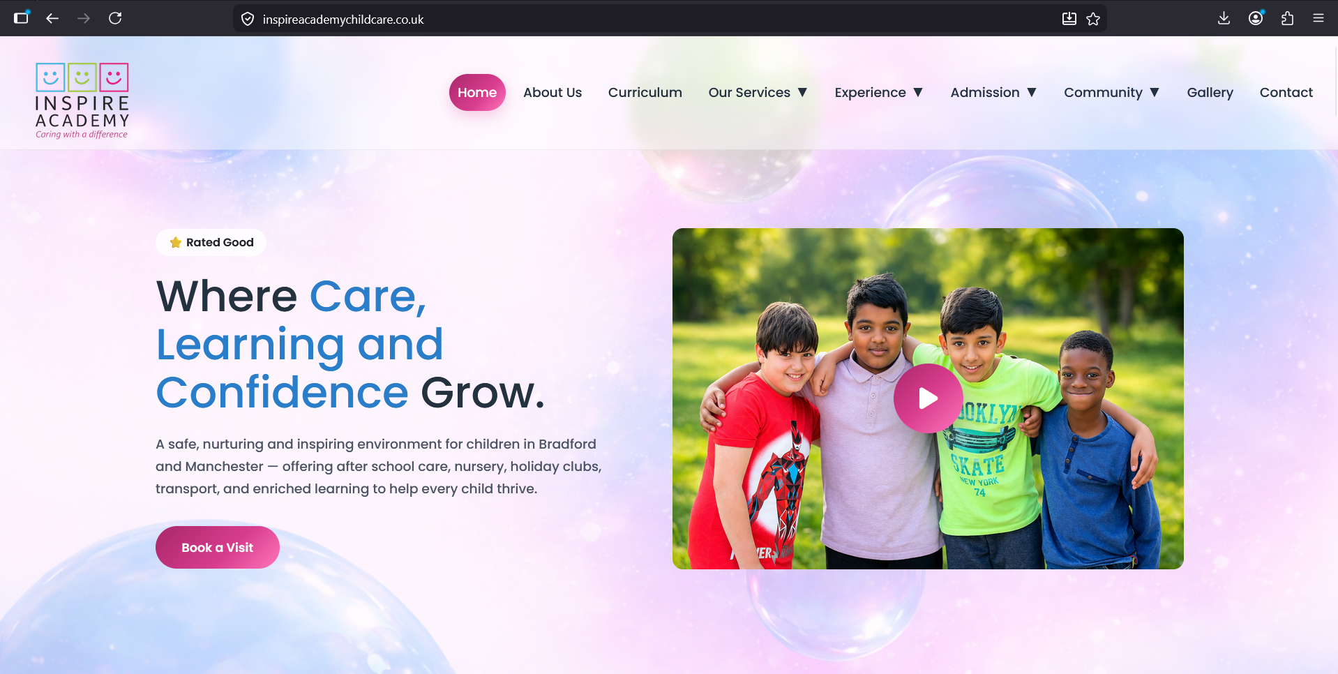 Education website development