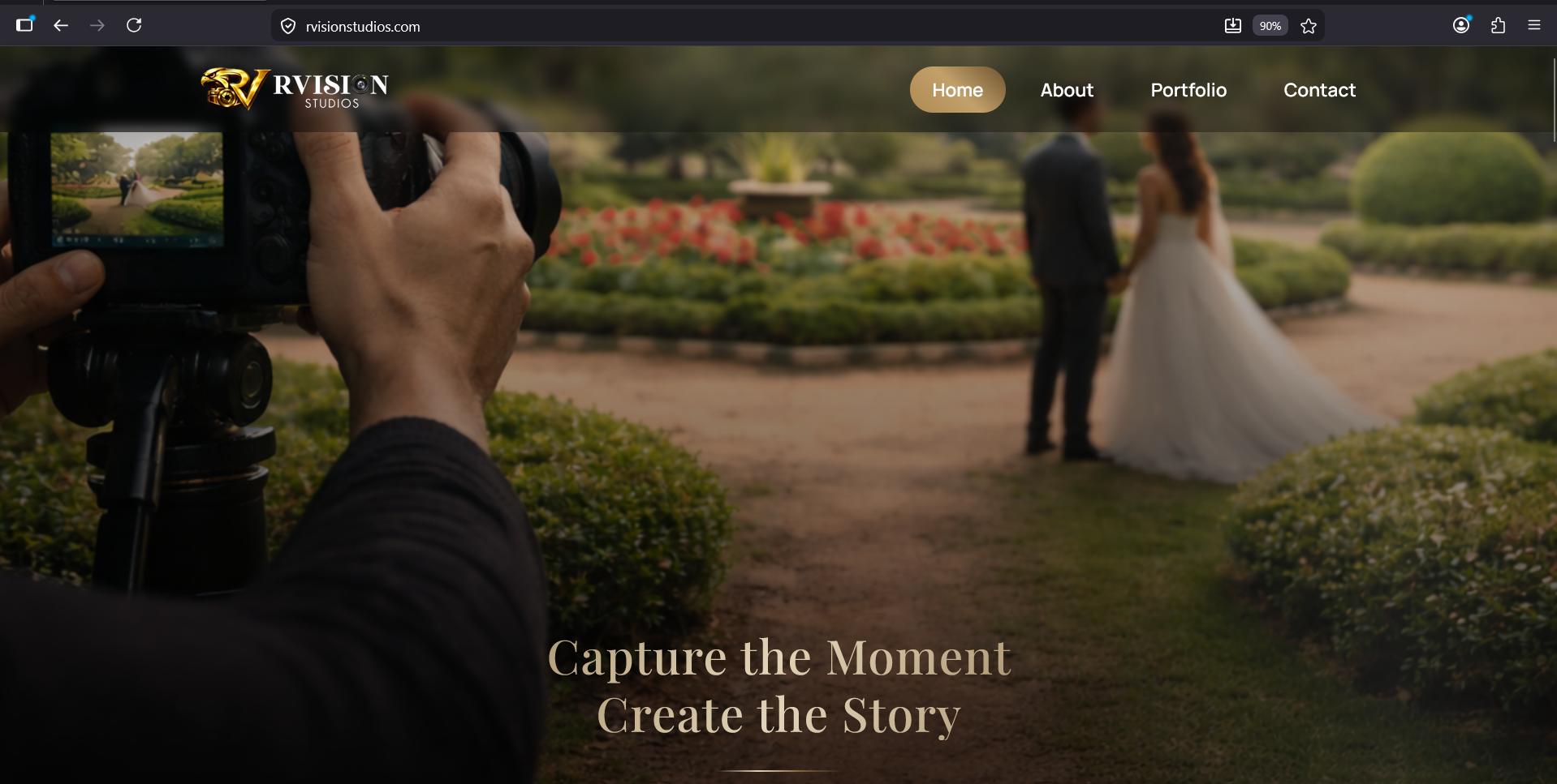 Photography portfolio website